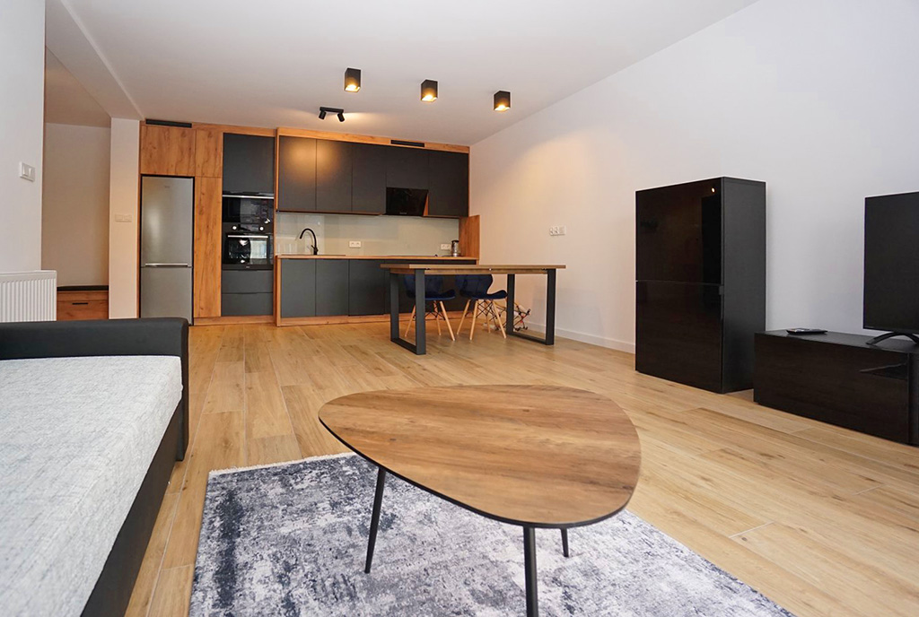 nowoczesna aranżacja wnętrza ekskluzywnego apartamentu do wynajęcia Piotrków Trybunalski