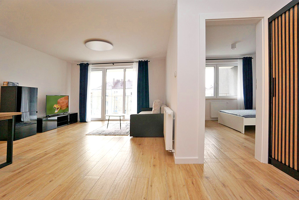 praktyczny rozkład pokoi w luksusowym apartamencie do wynajmu Piotrków Trybunalski