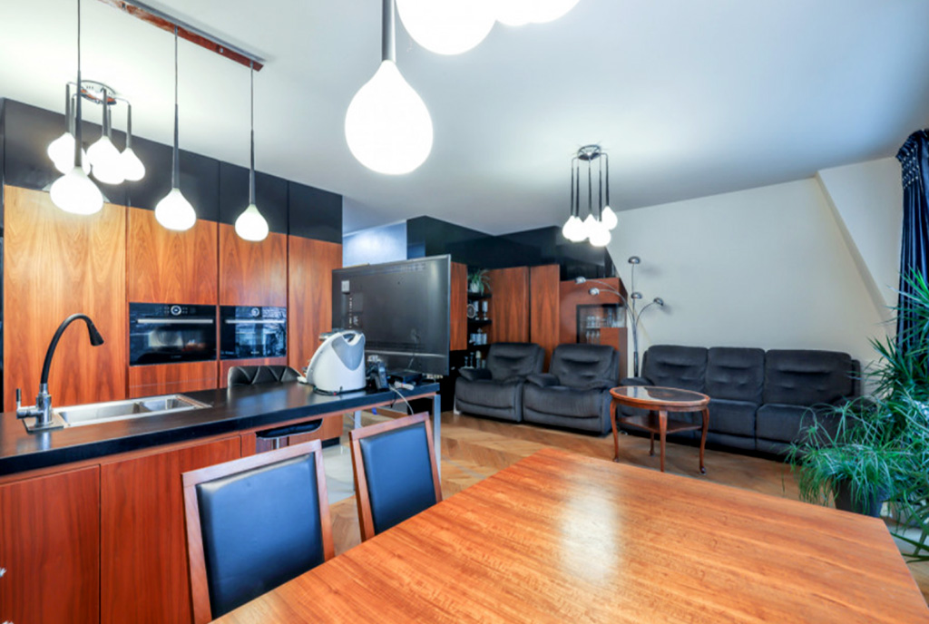 zaaranżowane w nowoczesnym stylu wnętrze ekskluzywnego apartamentu do sprzedaży Gdańsk