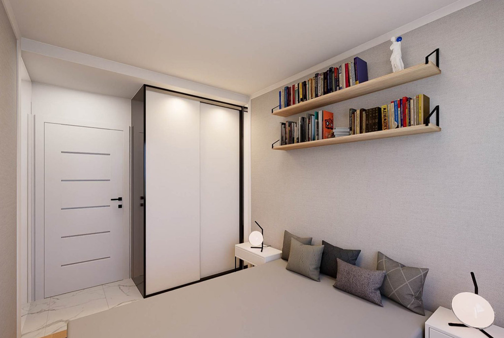 prywatna sypialnia w ekskluzywnym apartamencie na sprzedaż Kalisz