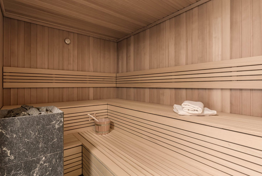 niecodziennie spotykana sauna w ekskluzywnym apartamencie do sprzedaży Kołobrzeg