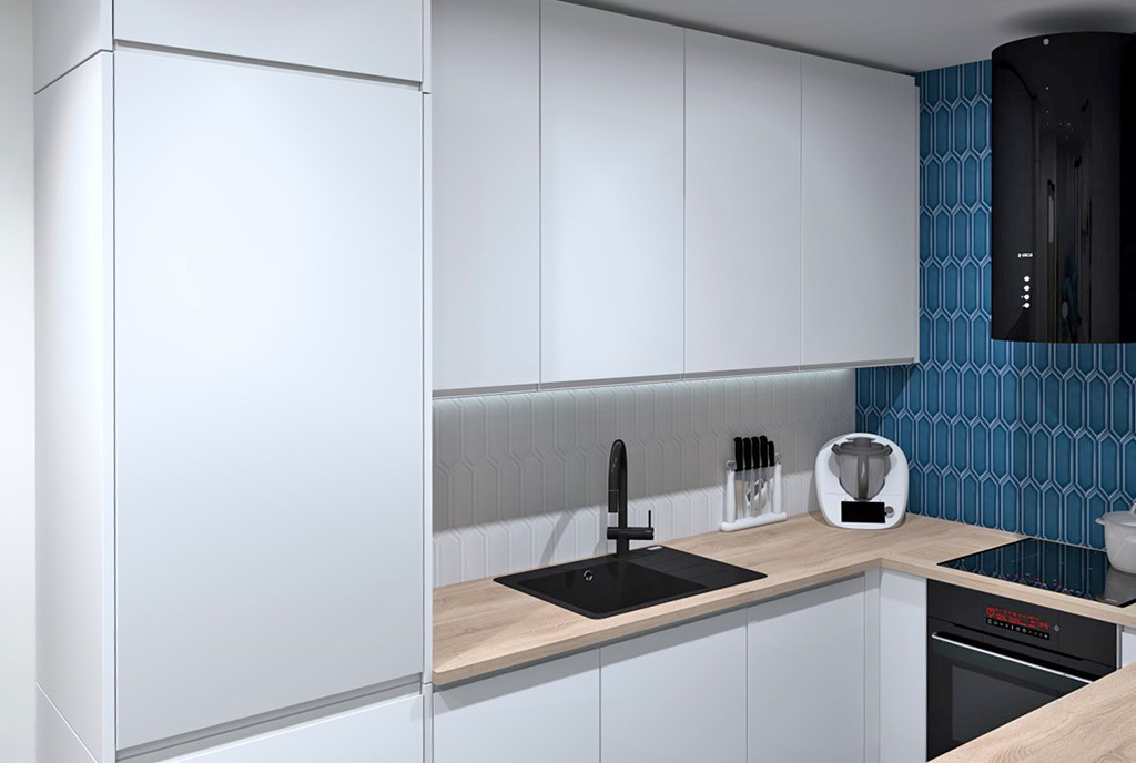 zabudowana kuchnia w ekskluzywnym apartamencie na sprzedaż Częstochowa