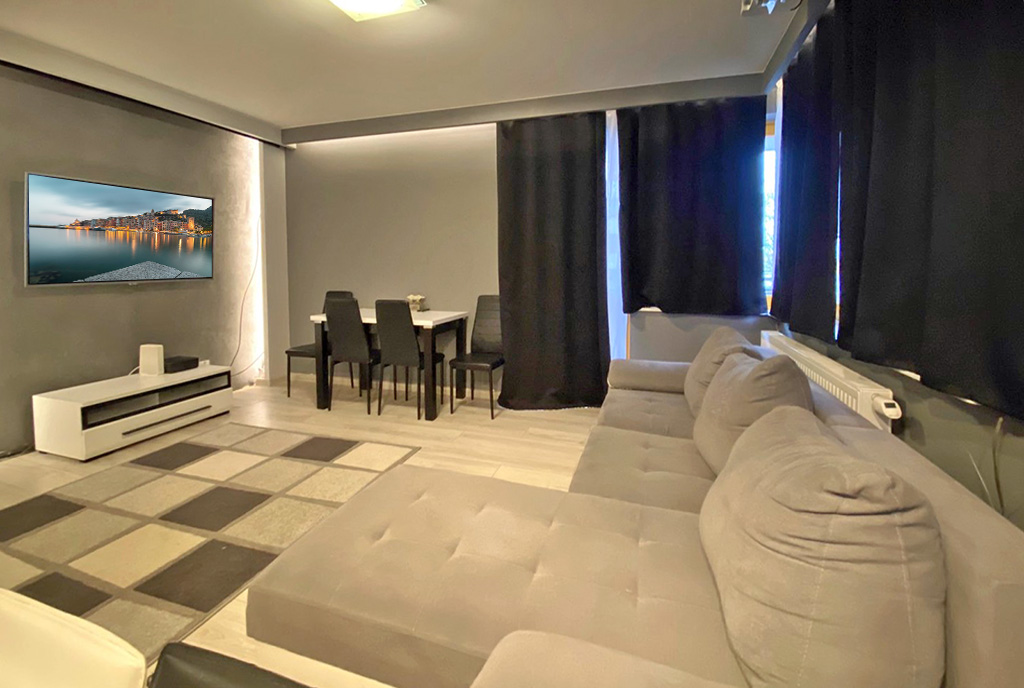 kameralny salon w ekskluzywnym apartamencie do wynajęcia Szczecin