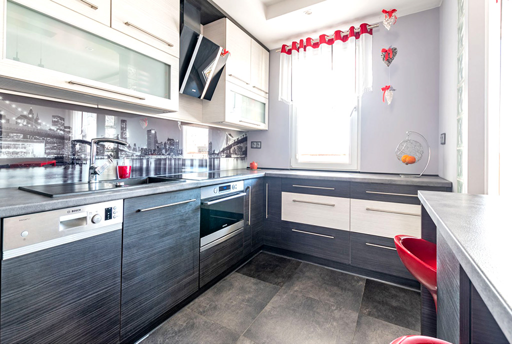 nowoczesna kuchnia w ekskluzywnym apartamencie do sprzedaży Elbląg