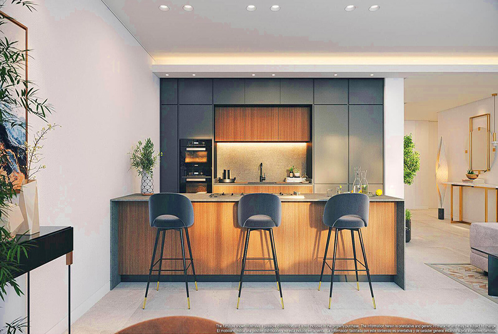 nowoczesny styl aranżacji wnętrza ekskluzywnego apartamentu do sprzedaży Hiszpania (Benahavis)