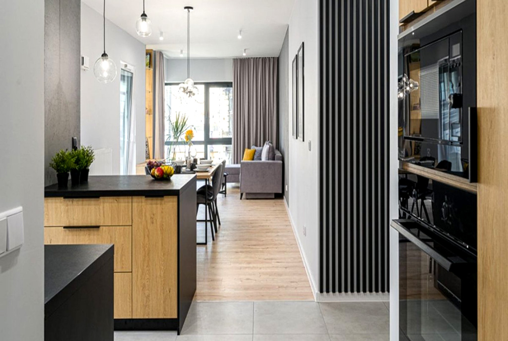 zaprojektowane w modnym stylu wnętrze luksusowego apartamentu na sprzedaż Łódź