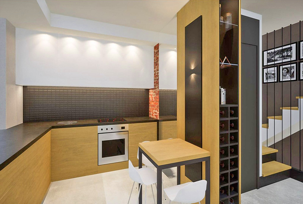 funkcjonalna kuchnia w kuchni w ekskluzywnej willi do sprzedaży Ostrów Wielkopolski