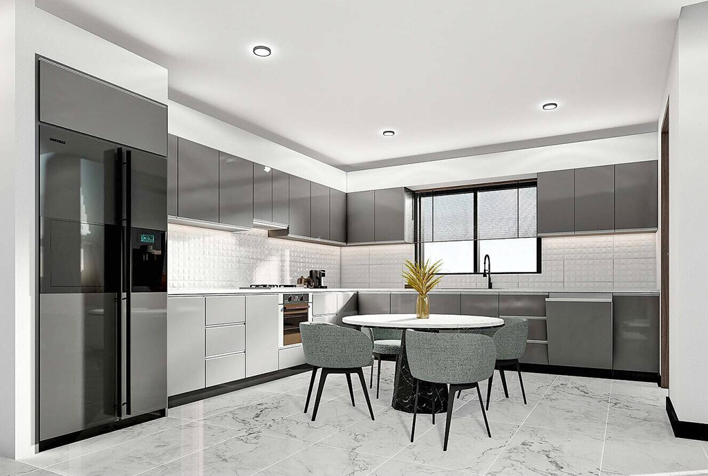 funkcjonalna kuchnia w ekskluzywnej willi do sprzedaży Cypr (Iskele)