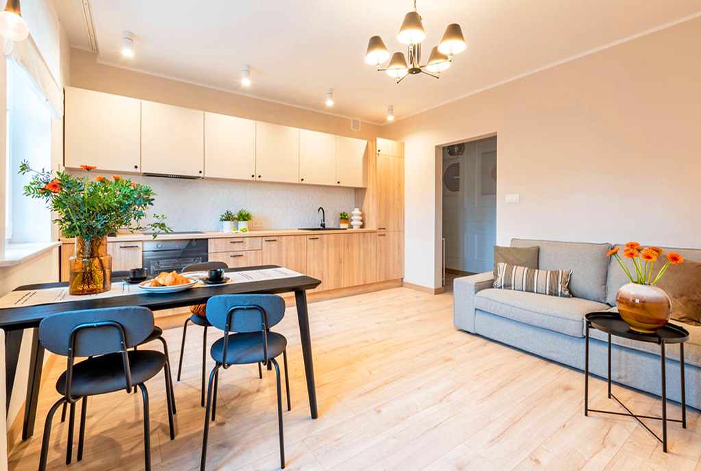 nowoczesna kuchnia w ekskluzywnym apartamencie do sprzedaży Elbląg