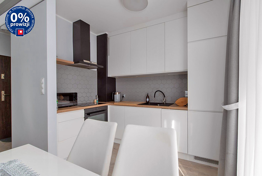 zabudowana kuchnia w ekskluzywnym apartamencie do sprzedaży Gdynia (okolice)