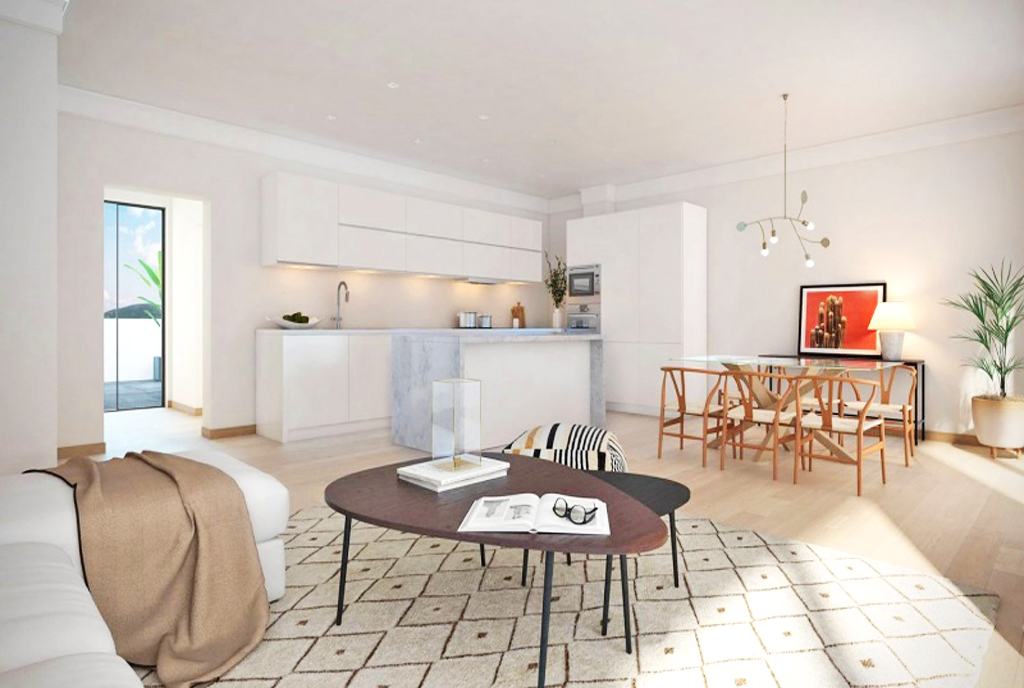 wytworne wnętrze luksusowego apartamentu na sprzedaż Hiszpania (Mijas Costa)