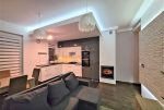 nowoczesny salon w ekskluzywnym apartamencie do sprzedaży Wrocław (okolice)