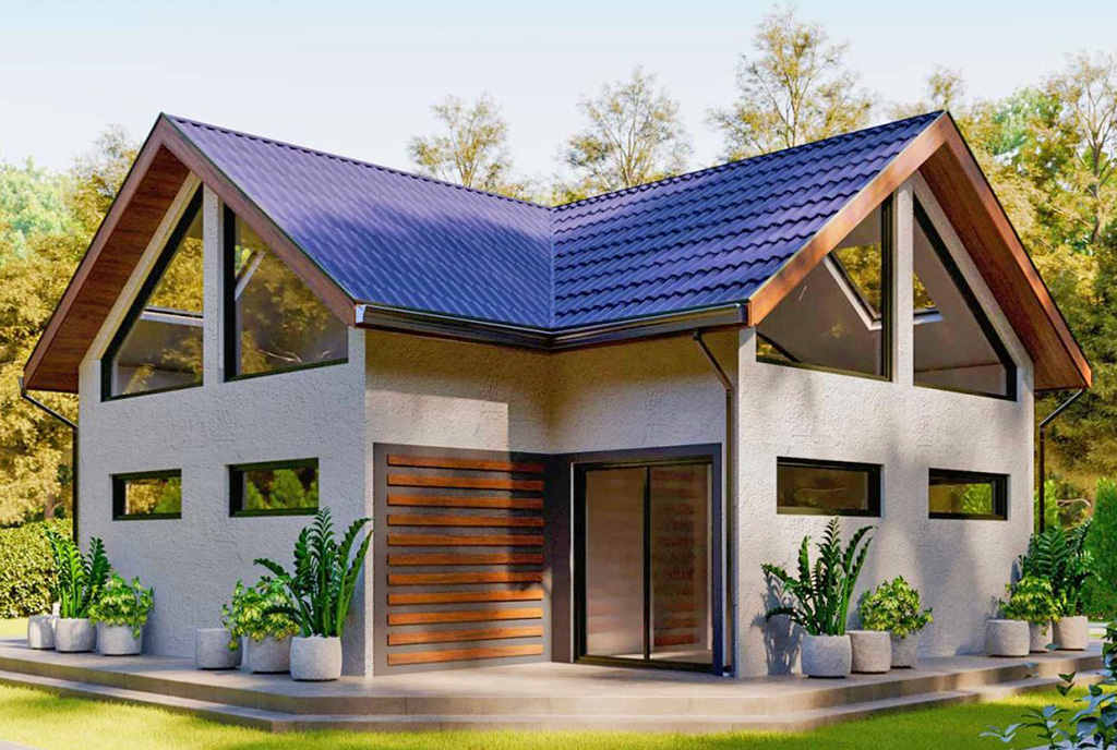 imponujący rozmachem taras przy ekskluzywnej willi do sprzedaży Zielona Góra (okolice)