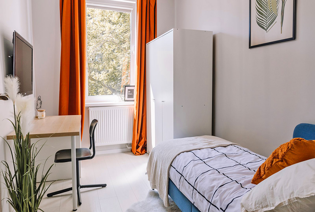 gustownie zaaranżowany pokój dla dziecka w ekskluzywnym apartamencie na sprzedaż Wrocław
