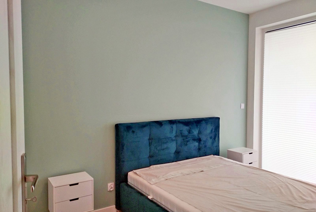 fragment sypialni w ekskluzywnym apartamencie na wynajem Wrocław