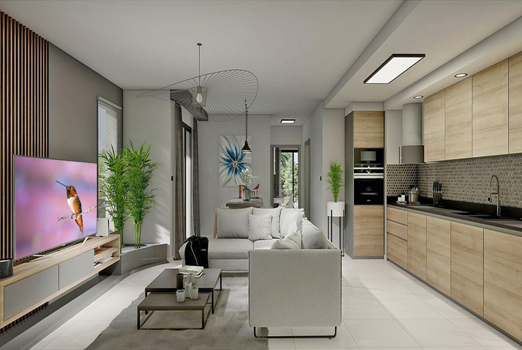 zapierające dech w piersiach wnętrze luksusowego apartamentu do sprzedaży Cypr (Gazimagusa)