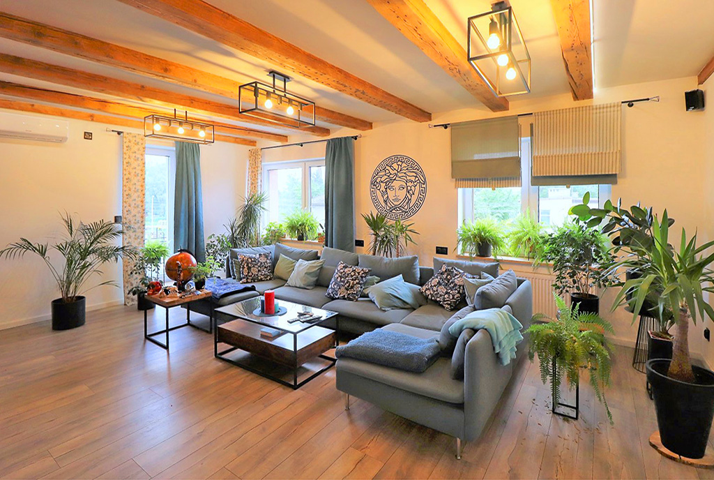 zapierające dech w piersiach wnętrze luksusowej willi na sprzedaż Bielsko-Biała (okolice)