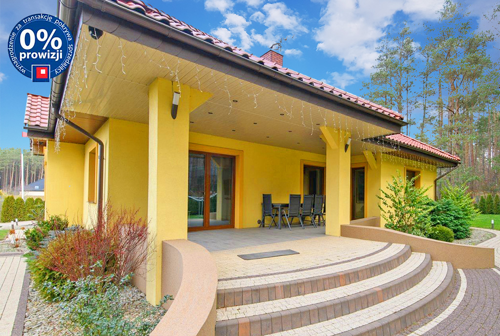 imponujące rozmachem wejście do luksusowej willi do sprzedaży Gdynia (okolice)