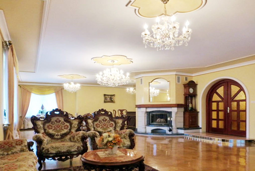 kameralne wnętrze ekskluzywnej willi do sprzedaży Wisła