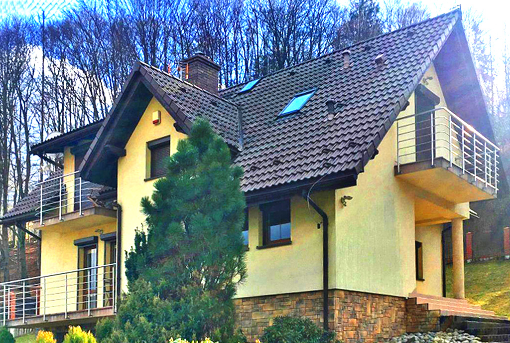 imponująca bryła ekskluzywnej willi do sprzedaży Ustroń