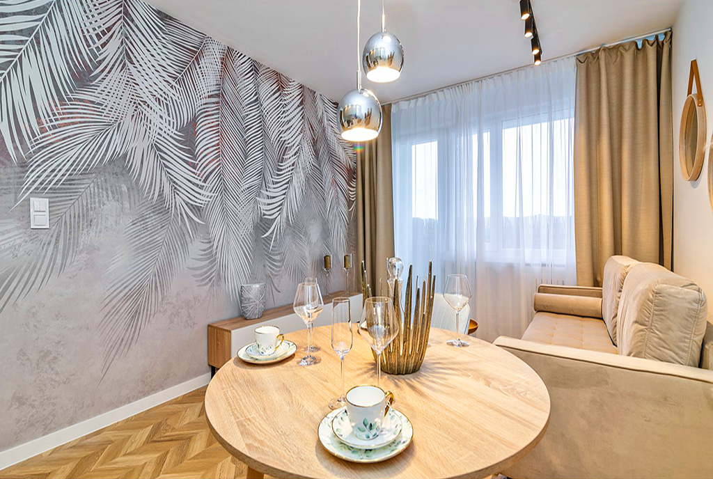 zapierająca dech w piersiach aranżacja wnętrza luksusowego apartamentu na sprzedaż Gdańsk