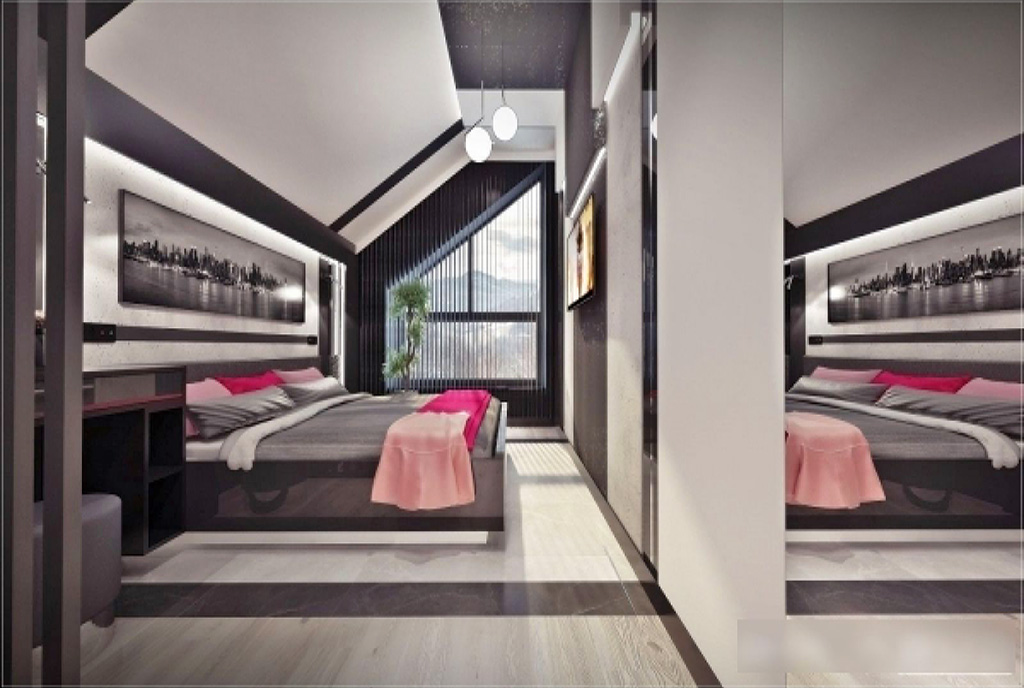 prywatna sypialnia w ekskluzywnym apartamencie na sprzedaż Wisła