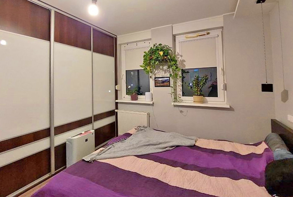elegancka sypialnia w luksusowym apartamencie na sprzedaż Gdańsk (okolice)