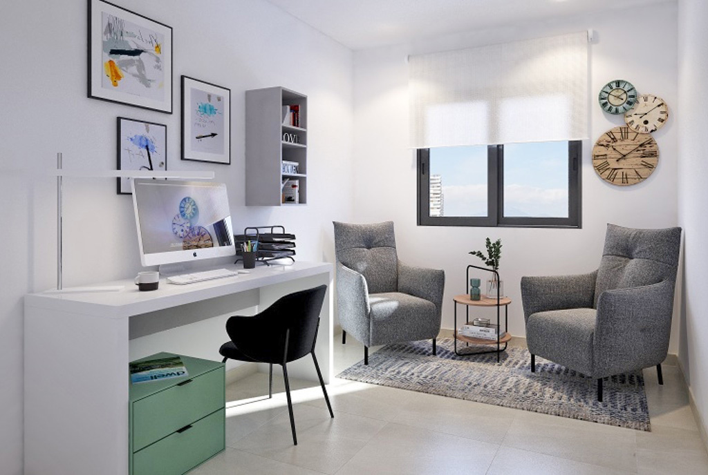 na zdjęciu pokój dla dziecka w ekskluzywnym apartamencie do sprzedaży Hiszpania (Playa Flamenca)
