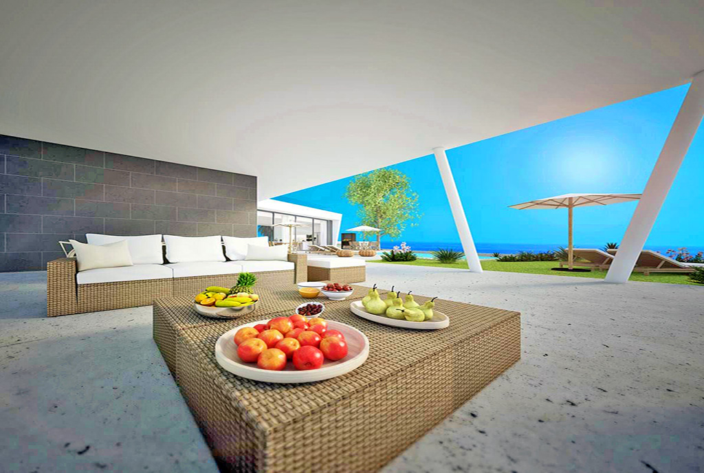 widok na jadalnię w luksusowej willi na sprzedaż Hiszpania (Mijas)