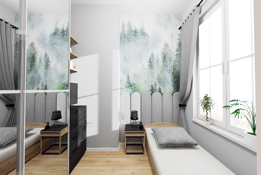 fragment sypialni w ekskluzywnym apartamencie na sprzedaż Szczecin