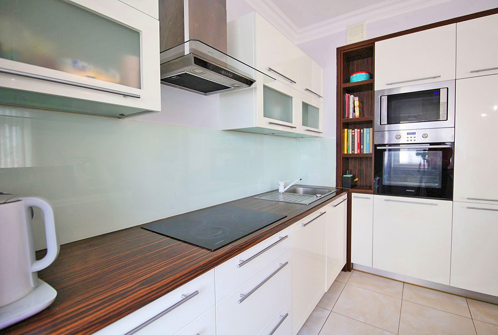 nowoczesny projekt kuchni w luksusowym apartamencie na sprzedaż Gorzów Wielkopolski