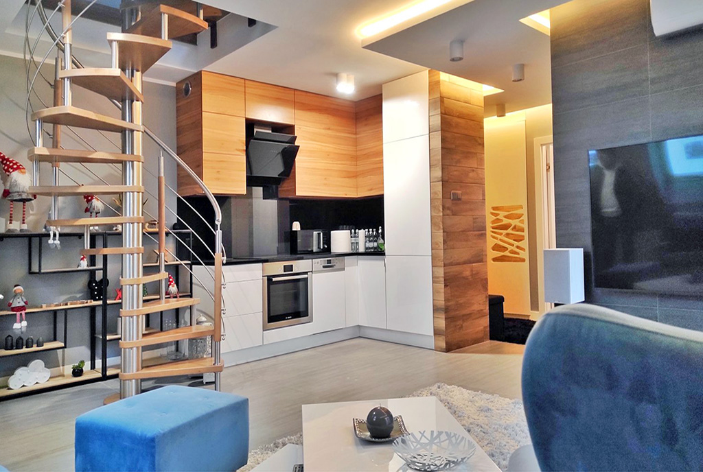 nowoczesne wnętrze ekskluzywnego apartamentu do sprzedaży Kalisz