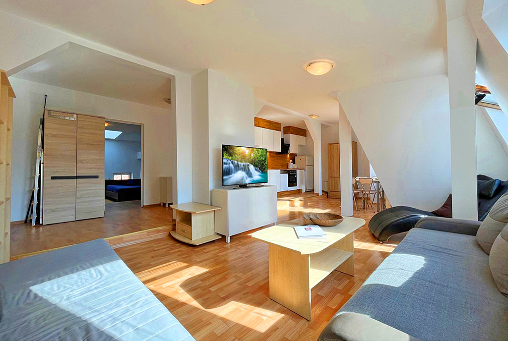 przestronne wnętrze ekskluzywnego apartamentu do sprzedaży Szczecin