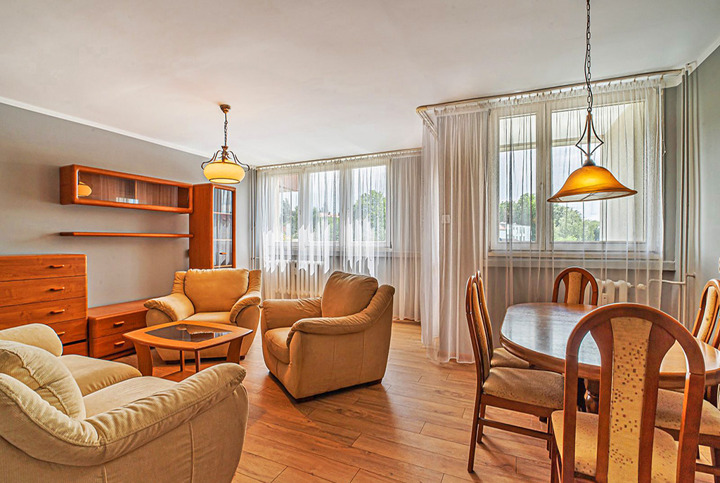 kameralny salon w ekskluzywnym apartamencie do wynajęcia Bolesławiec (okolice)