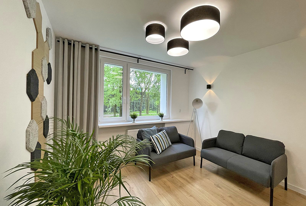 designerski salon w ekskluzywnym apartamencie do sprzedaży Katowice (okolice)