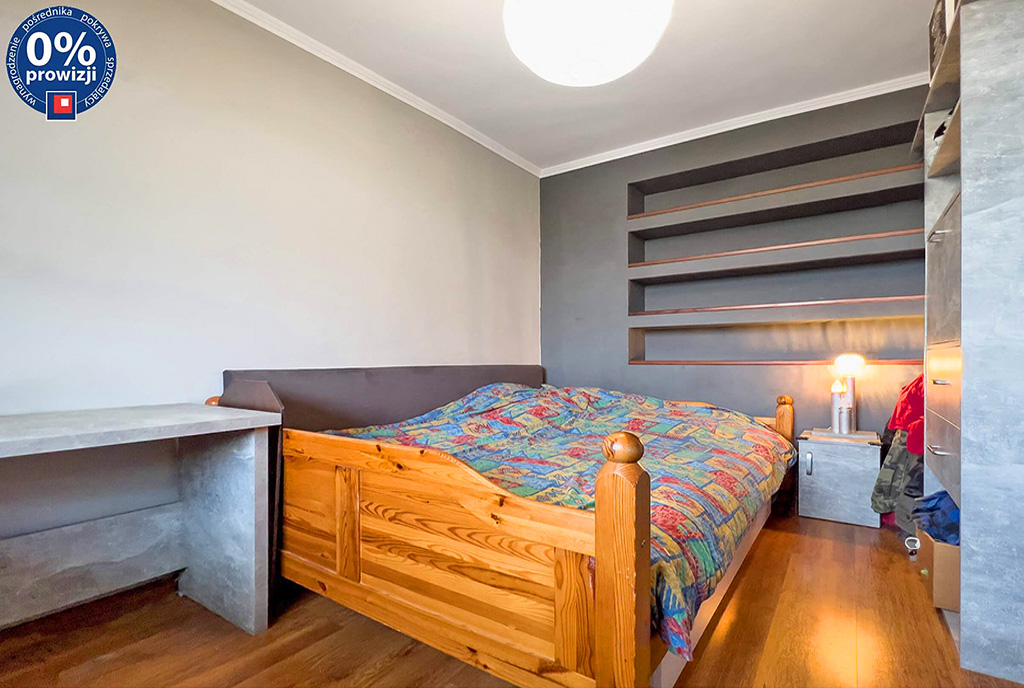 zadbana sypialnia w ekskluzywnym apartamencie na sprzedaż Katowice (okolice)