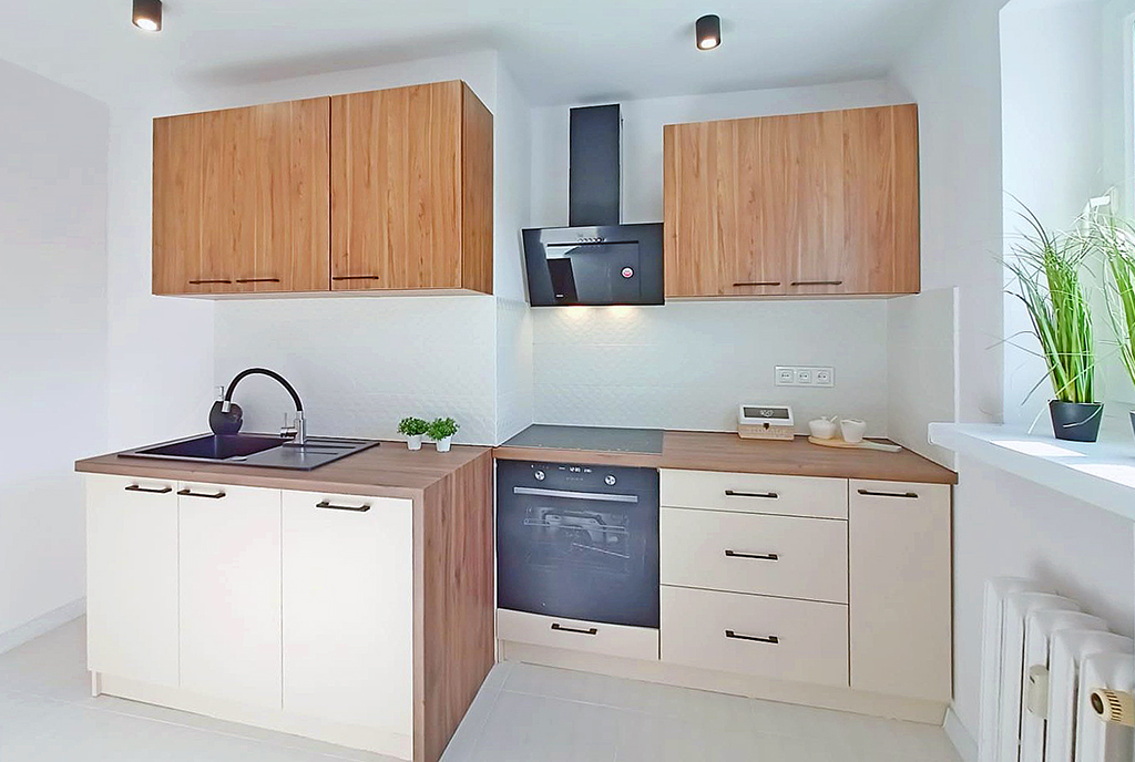 funkcjonalna kuchnia w ekskluzywny apartamencie do sprzedaży Ostrów Wielkopolski