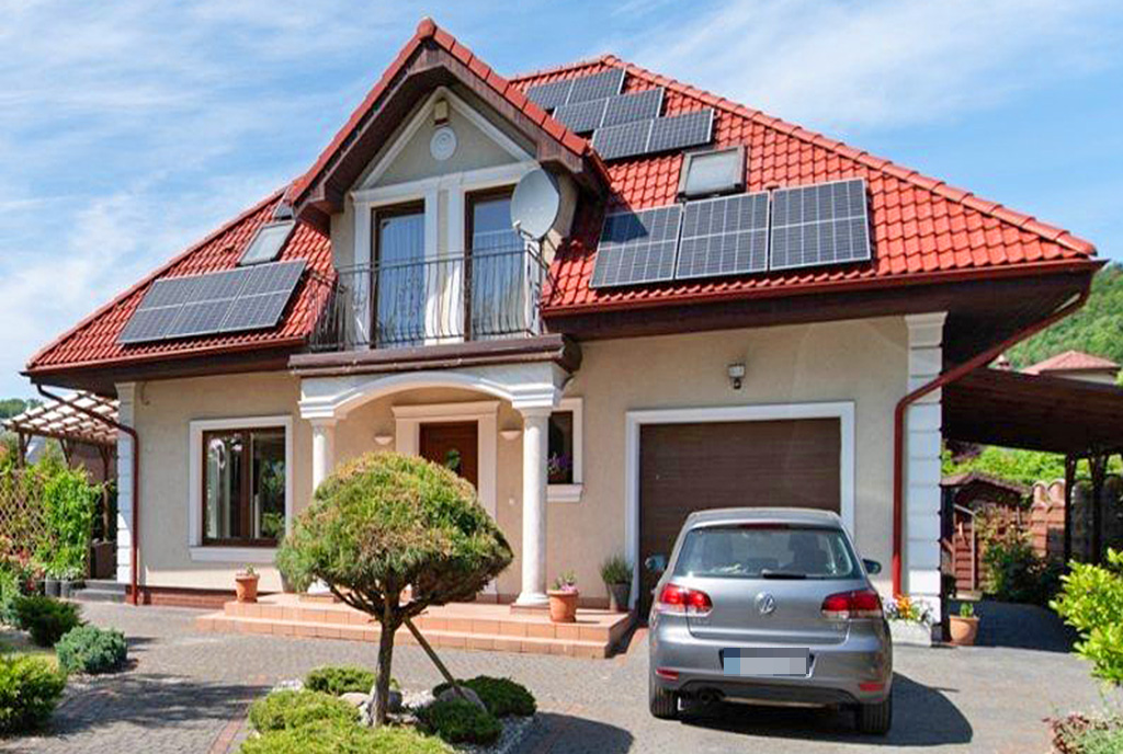 frontowa elewacja ekskluzywnej willi do sprzedaży Gdynia (okolice)