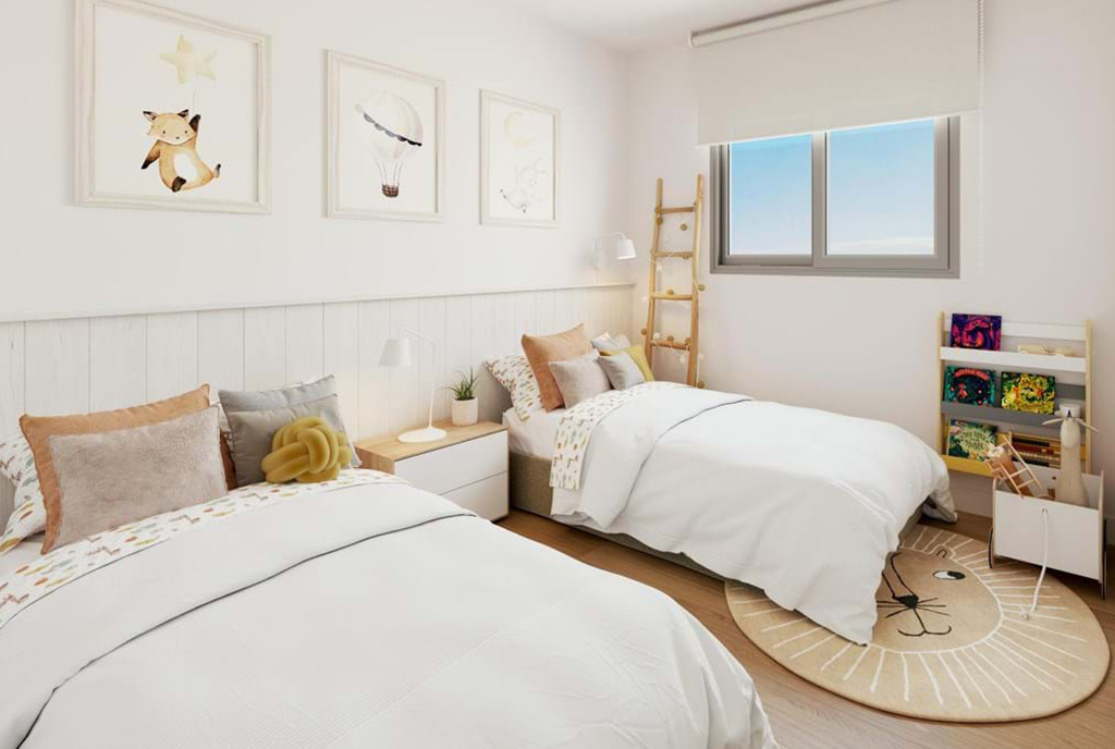 jeden z pokoi w ekskluzywnym apartamencie na sprzedaż Hiszpania (Estepona)