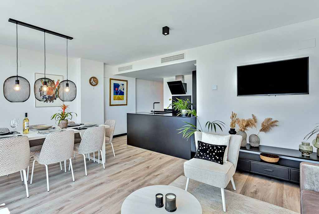 wnętrze luksusowego apartamentu na sprzedaż Hiszpania (Mijas)