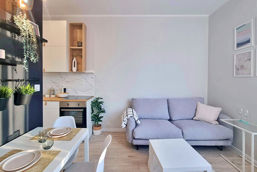 nowoczesne wnętrze luksusowego apartamentu na sprzedaż Kalisz