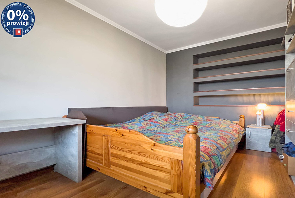 efektownie zaaranżowana sypialnia w luksusowym apartamencie do sprzedaży Katowice (okolice)