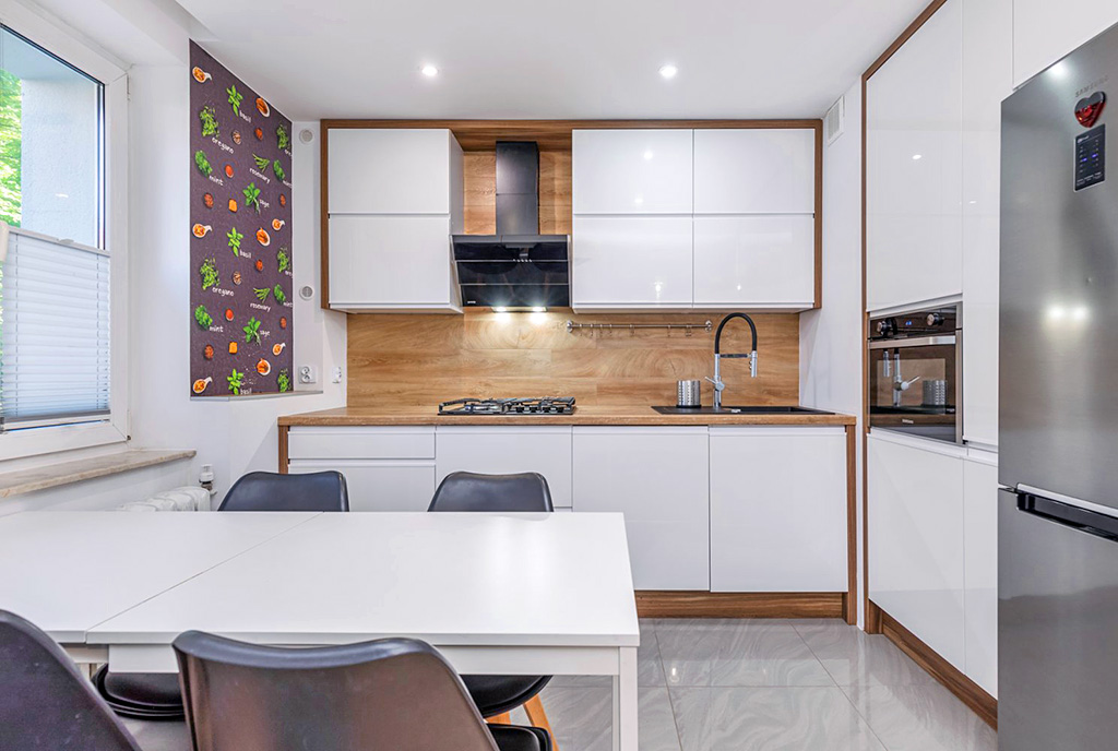 nowoczesne wnętrze luksusowego apartamentu na sprzedaż Szczecin