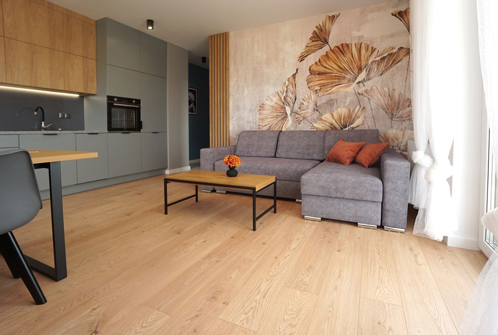 zbliżenie na salon w luksusowym apartamencie do wynajmu Piotrków Trybunalski