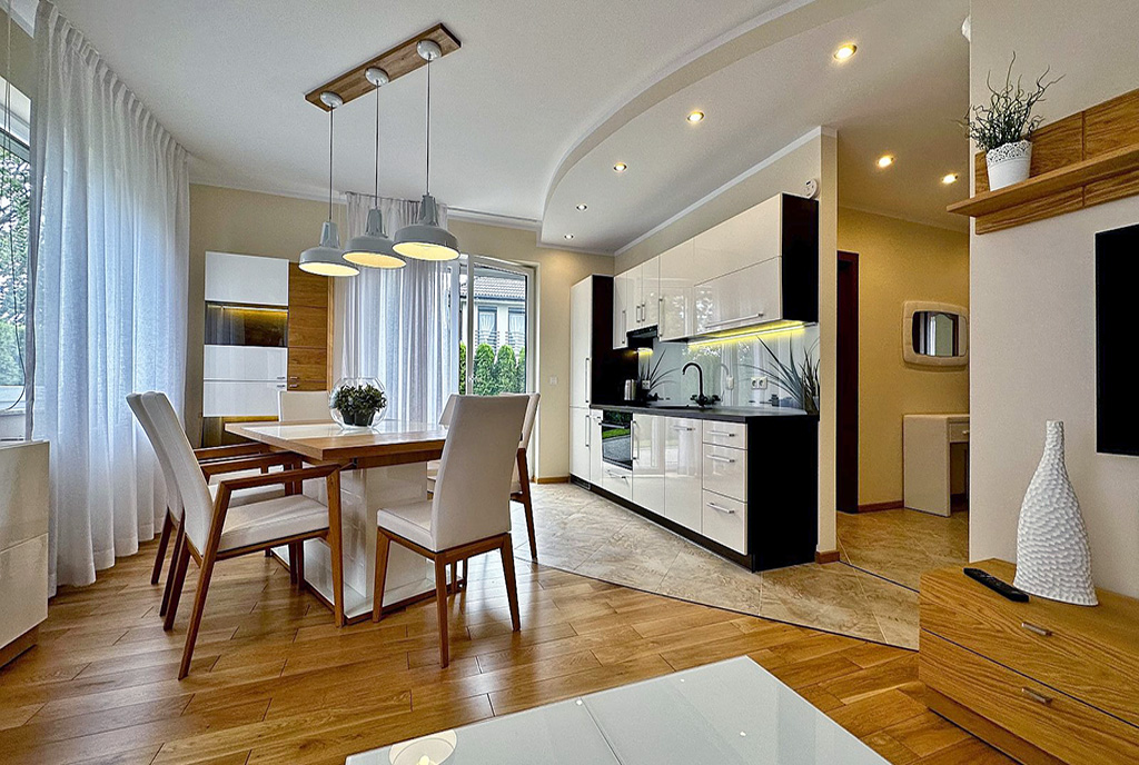 nowoczesne wnętrze ekskluzywnego apartamentu do wynajęcia Słupsk