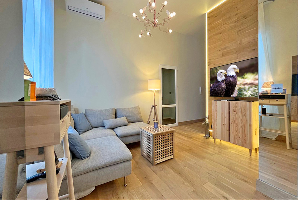 nowoczesne wnętrze ekskluzywnego apartamentu do wynajęcia Szczecin