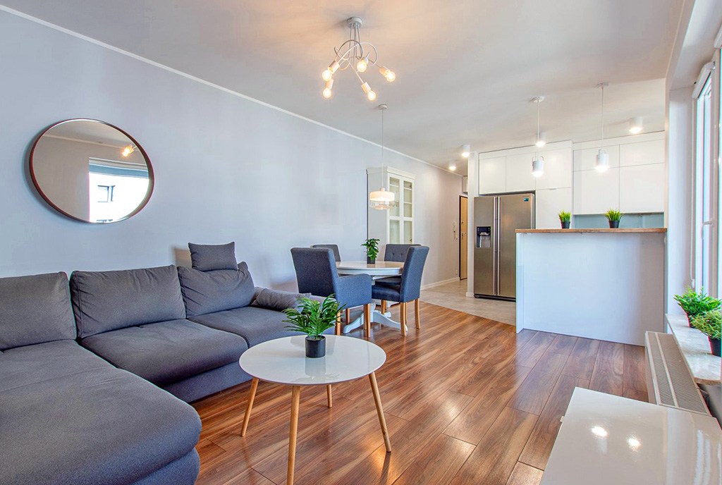 wytworne wnętrze ekskluzywnego apartamentu do wynajęcia Poznań