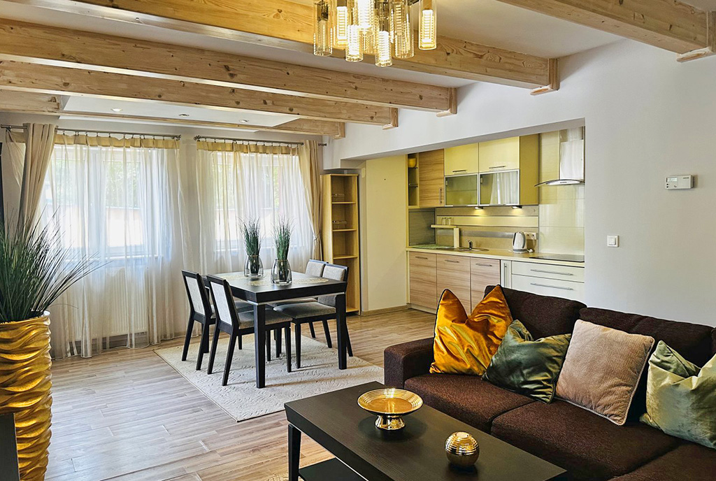 kameralne wnętrze ekskluzywnego apartamentu do wynajęcia Słupsk