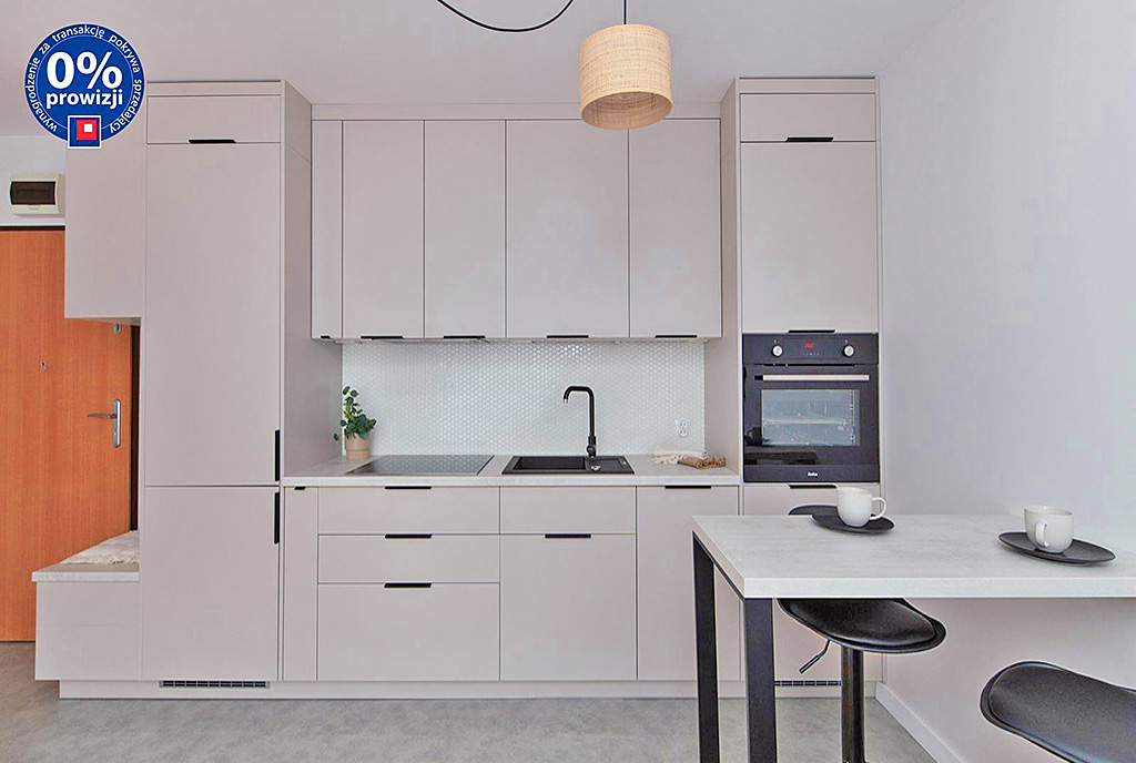 zabudowana kuchnia w luksusowym apartamencie na sprzedaż Gdynia (okolice)