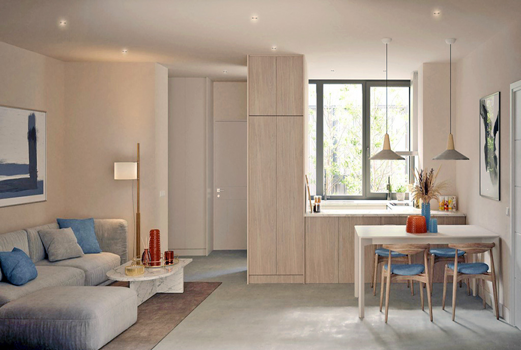 kameralne wnętrze luksusowego apartamentu na sprzedaż Hiszpania (Malaga Centro)